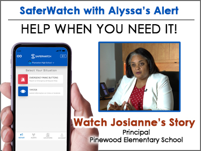Watch how SaferWatch with Alyssa’s Alert saves time in an emergency.